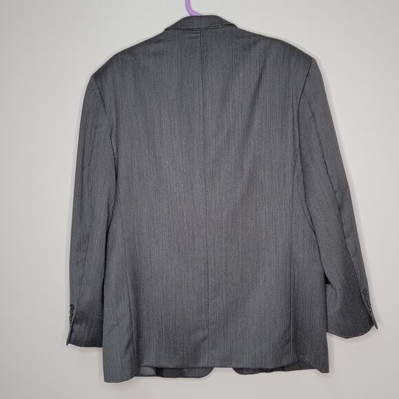 Mens Nipon Gray Blazer Size 44R 100% Wool - Picture 2 of 7